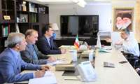 دیدار جناب دکتر محمدی معاون محترم توسعه مدیریت و منابع با جناب آقای مالکی سرپرست سازمان ملی زمین و مسکن